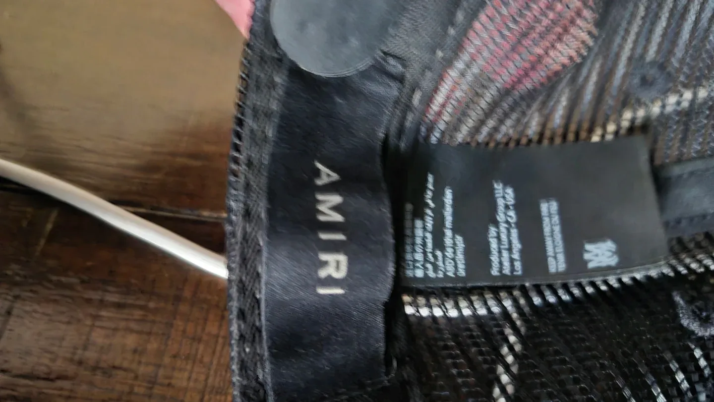 AMIRI Black Trucker Hat image indicator(2)