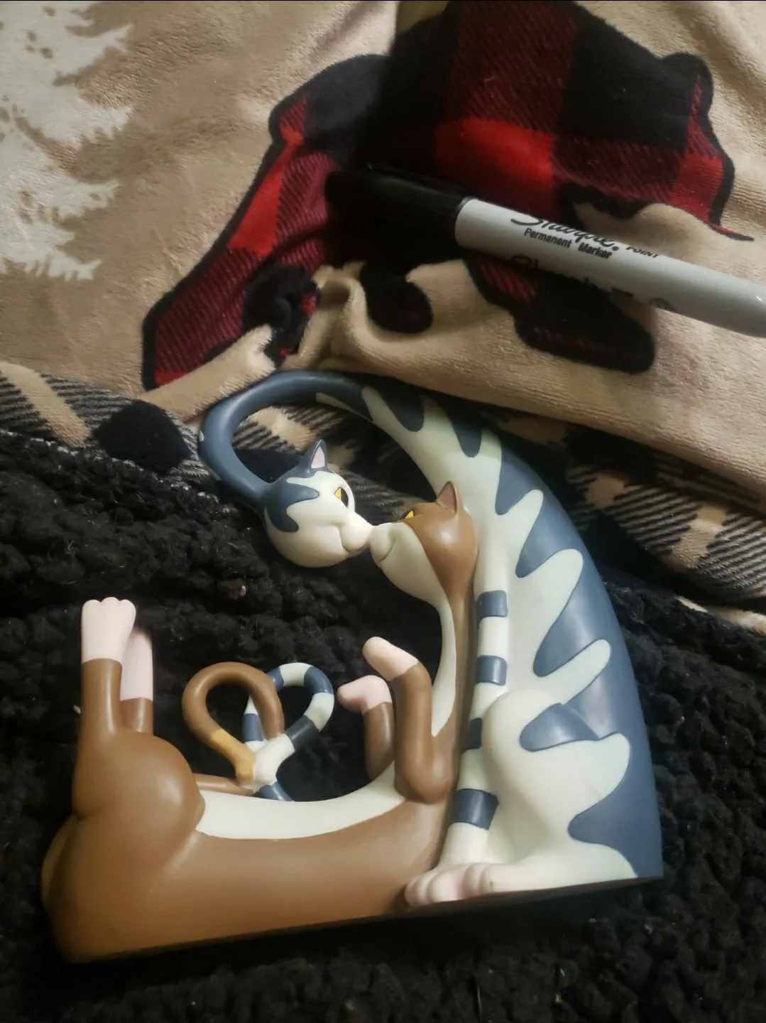 Cool Cats Figurine - Tiddles & Widdles