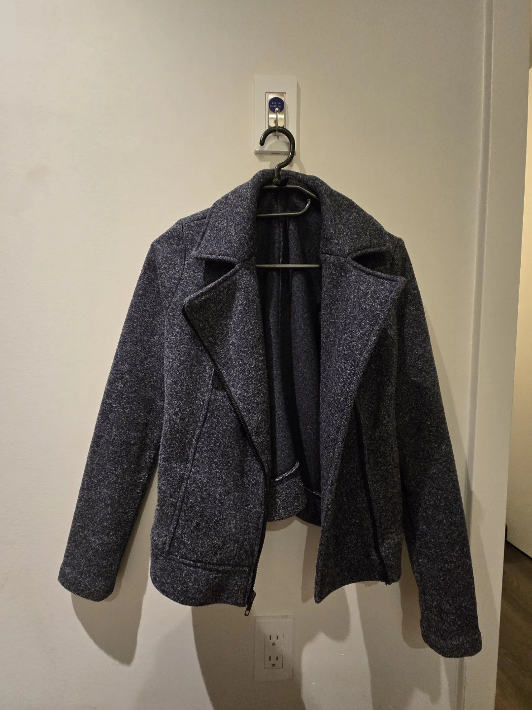 Garage Blue Moto Jacket - Size Small