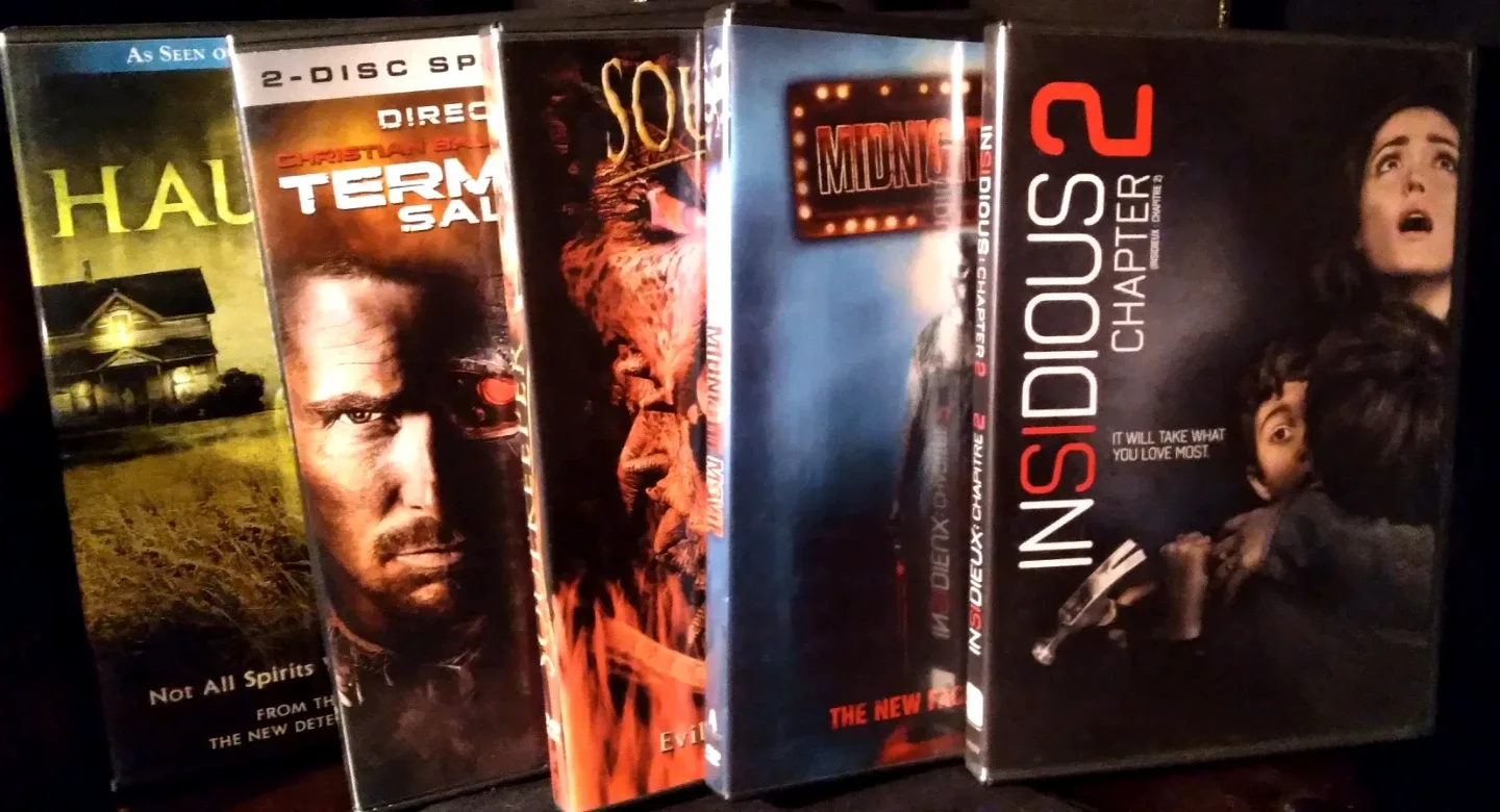 DVD COLLECTION LOT - HORROR, ACTION, THRILLER