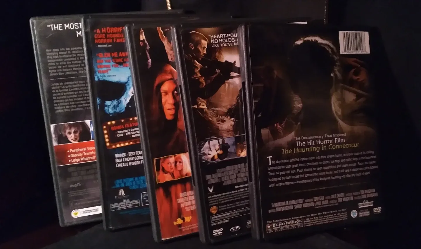 DVD COLLECTION LOT - HORROR, ACTION, THRILLER image indicator(6)