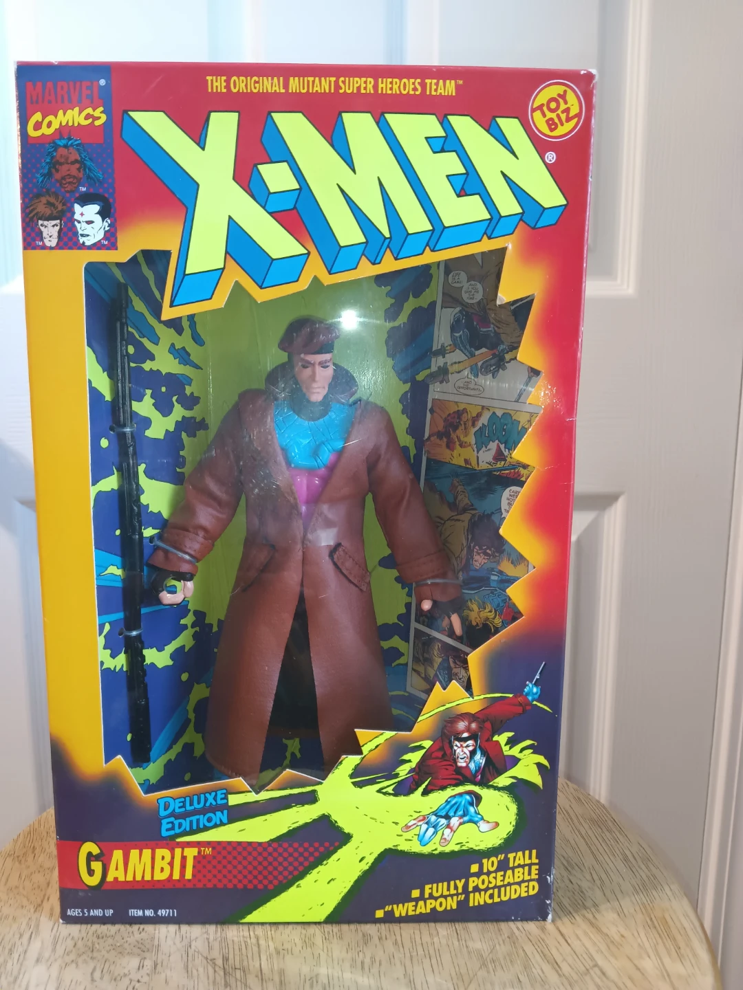 X-Men Gambit Deluxe Edition Action Figure - Toy Biz