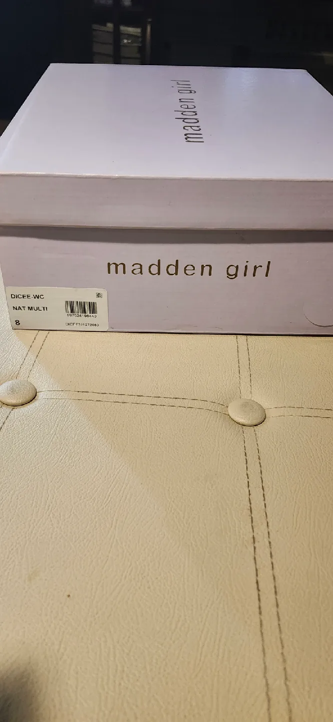 Brand New Madden Girl DICEE-WC Nat Multi Boots - Size 8 image indicator(2)