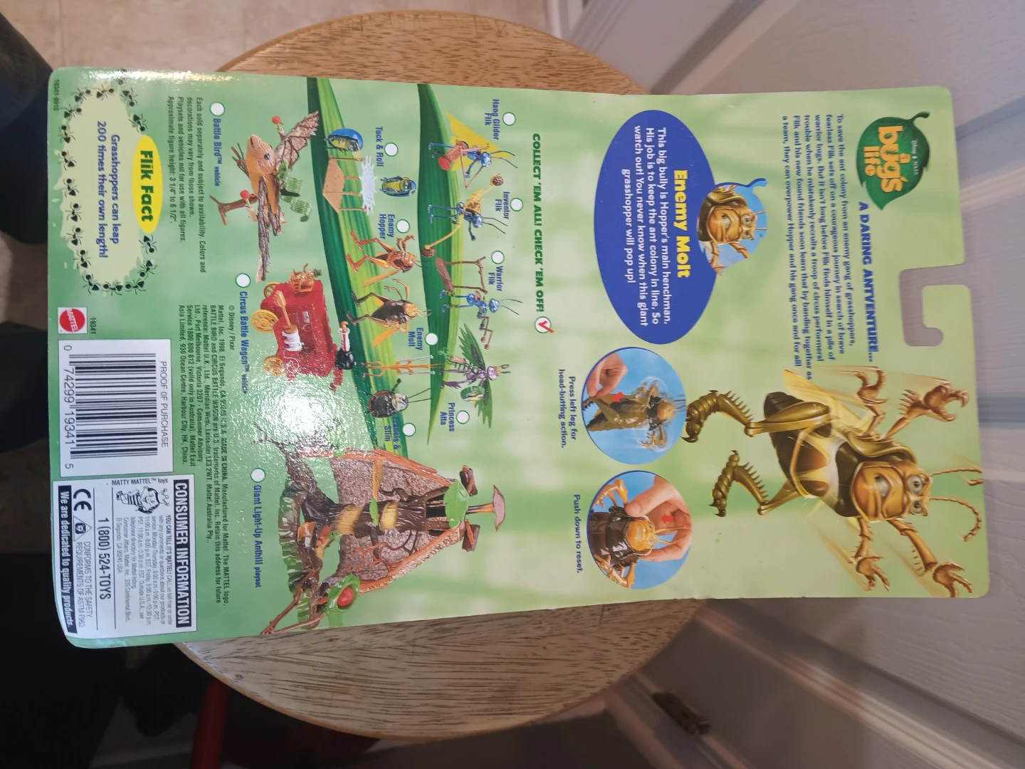 Disney Pixar A Bug's Life Enemy Molt Figure - photo 5