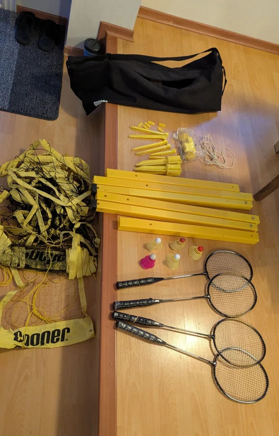Cooper Outdoor Volleyball And Badminton Set