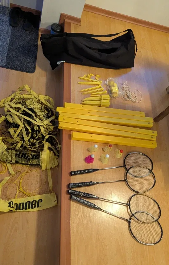 Cooper Outdoor Volleyball And Badminton Set