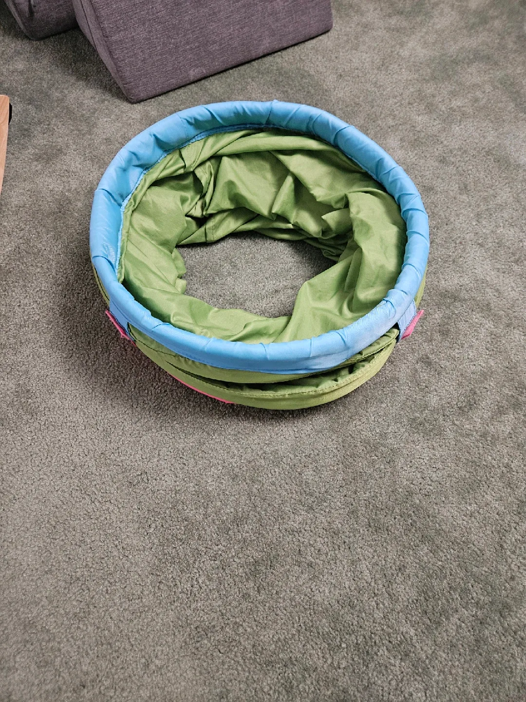 Kids Play Tunnel & Red Wooden Moose Rocker image indicator(4)