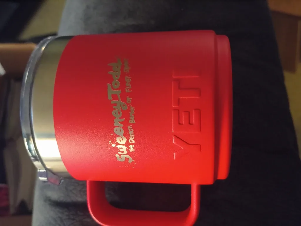 Sweeney Todd autograph Playbill, Apron, and Yeti Mug image indicator(3)