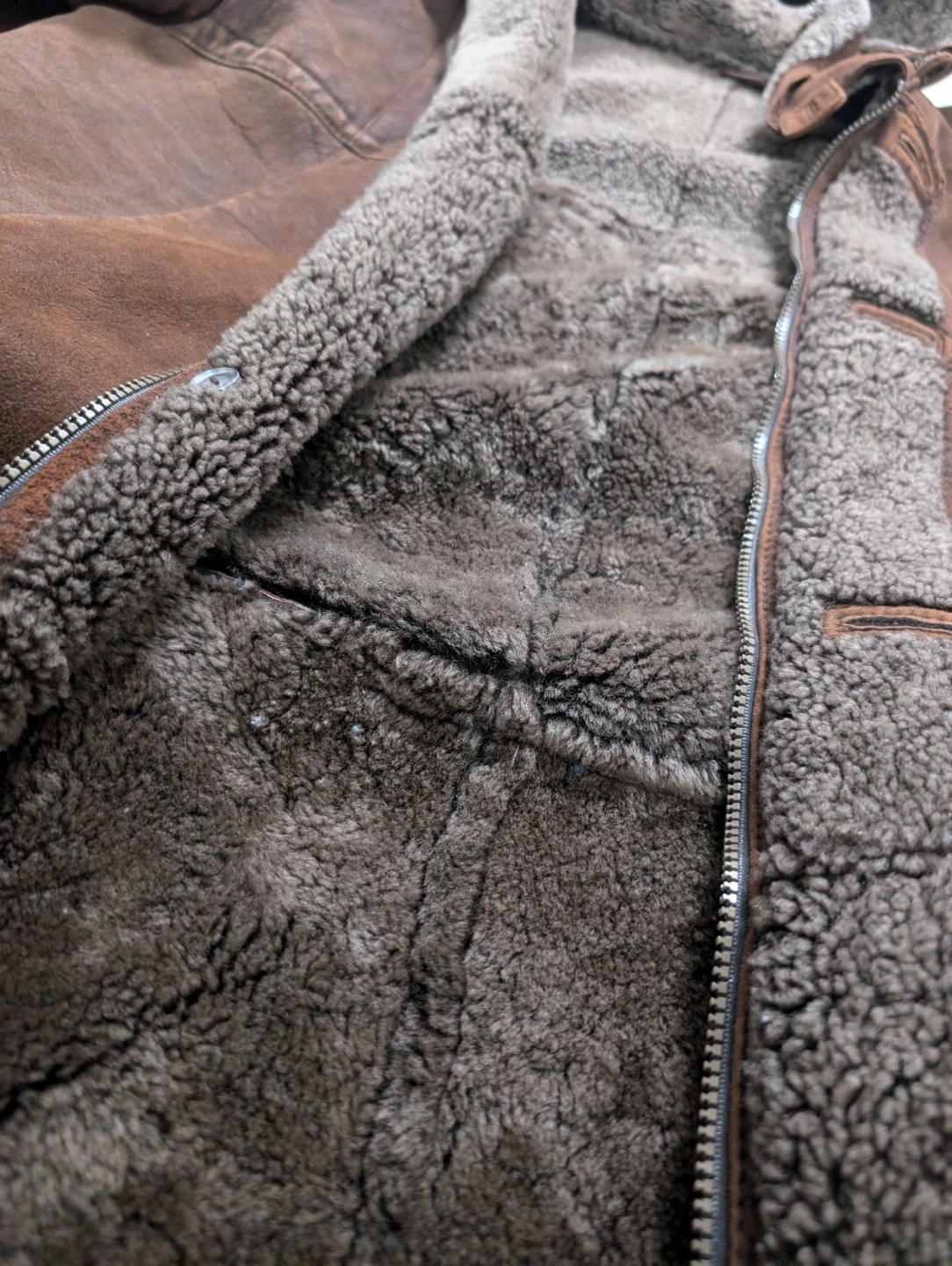 Shearling Coat with Hood - photo 2
