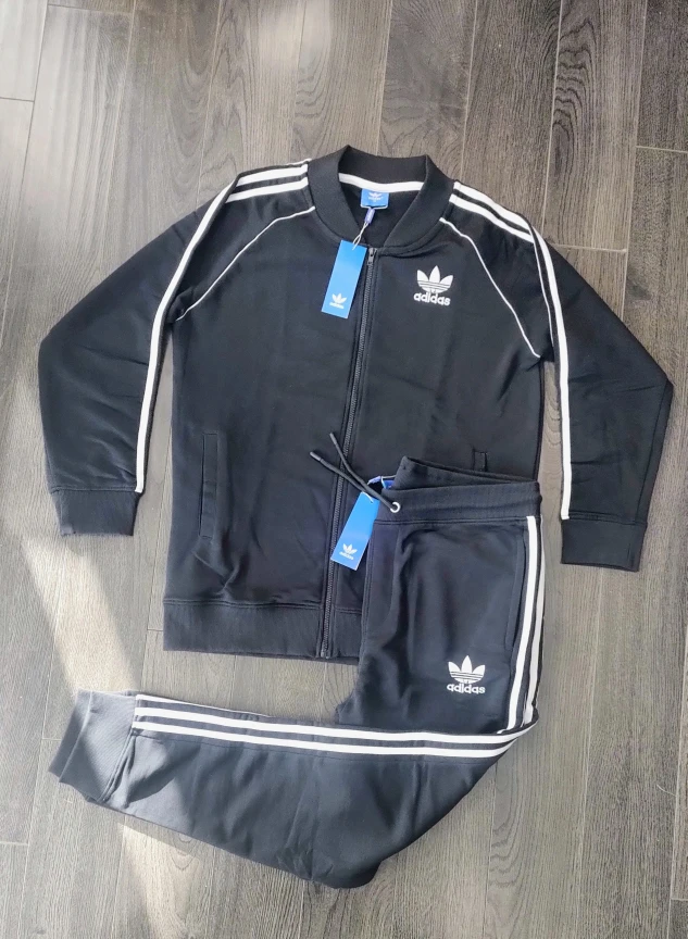 Adidas Tracksuit - Black, Blue, Grey - photo 2