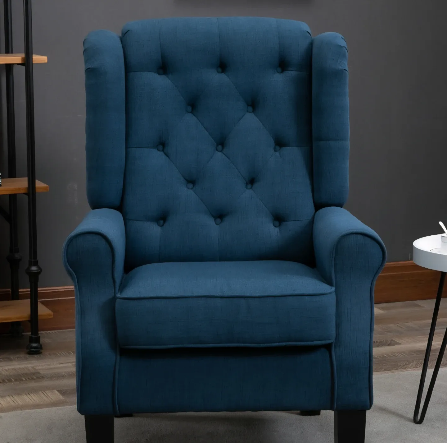 Blue Wingback Armchair image indicator(2)