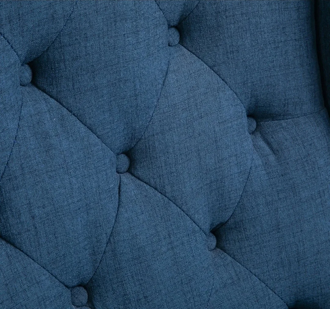 Blue Wingback Armchair image indicator(6)