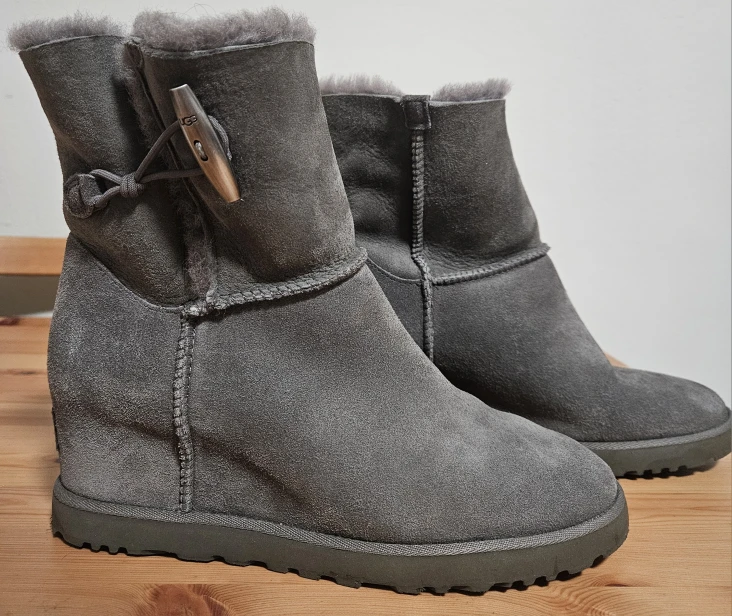 UGG Gray Suede Boots