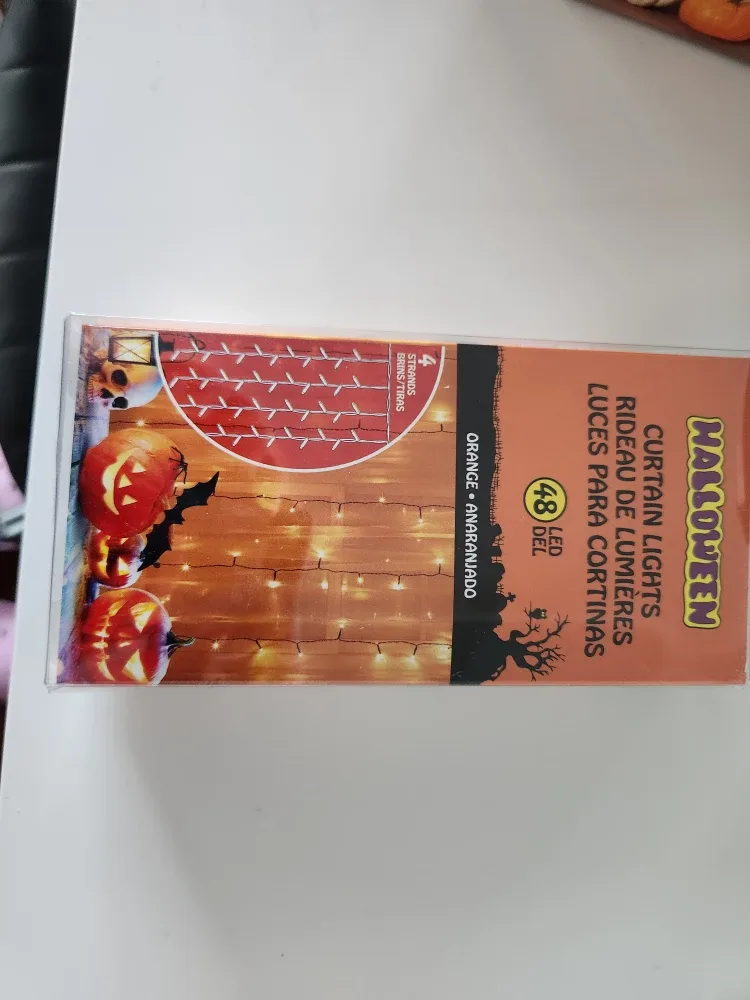 Globe Midnight Web String Lights - Halloween Decor image indicator(2)