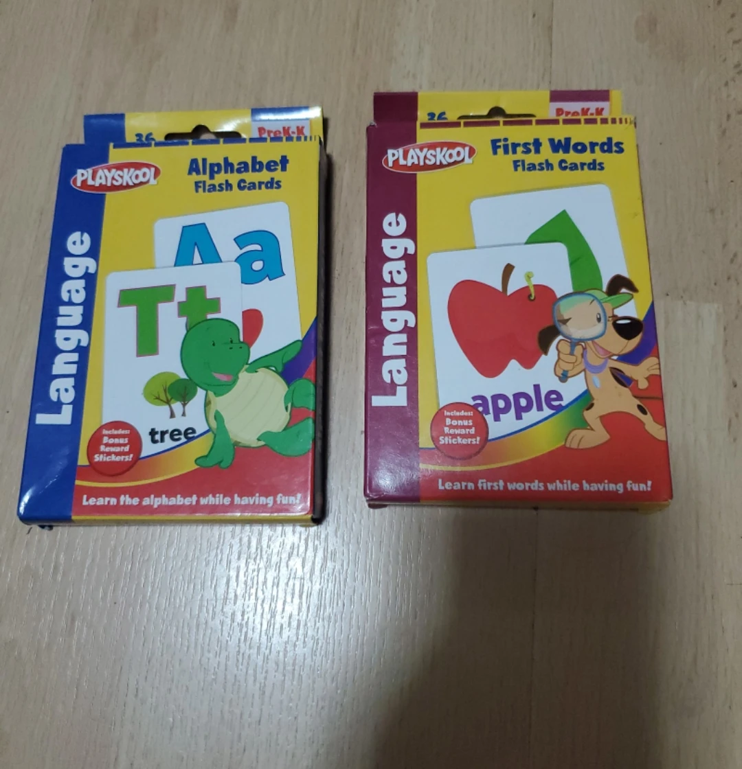 Playskool kids flash cards