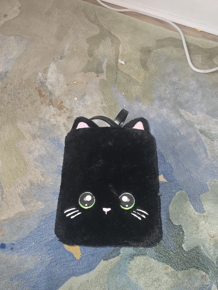 Claire's Cat Ear Furry Mini Backpack
