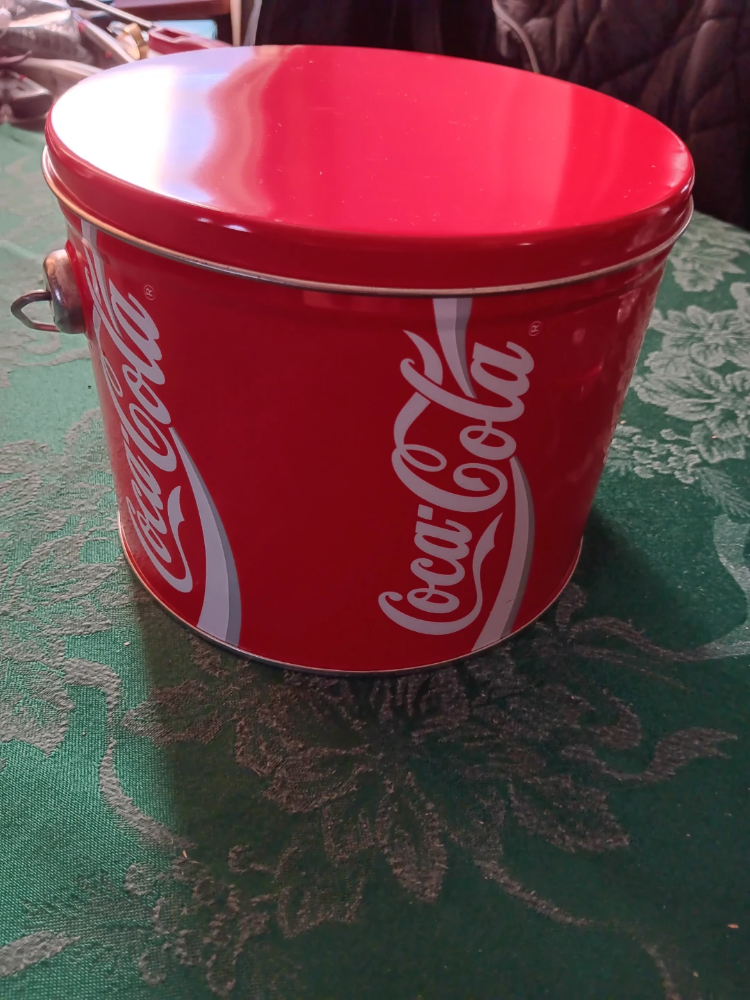 Coca-Cola Red Tin Container