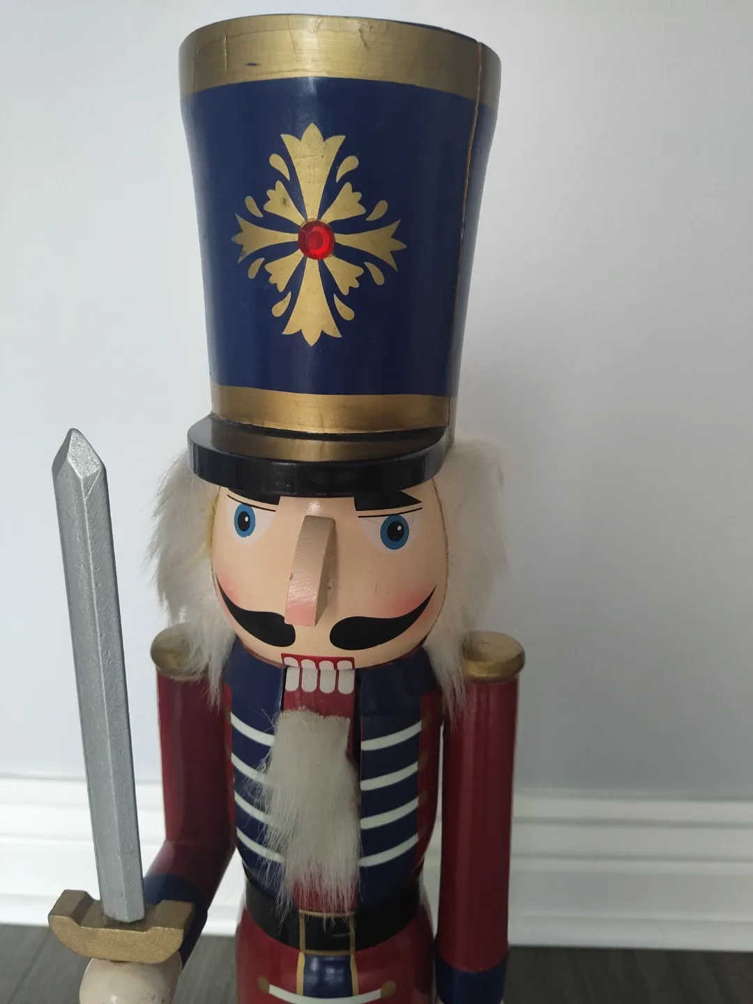24-in Tall Wooden Nutcracker Figurine image indicator(2)