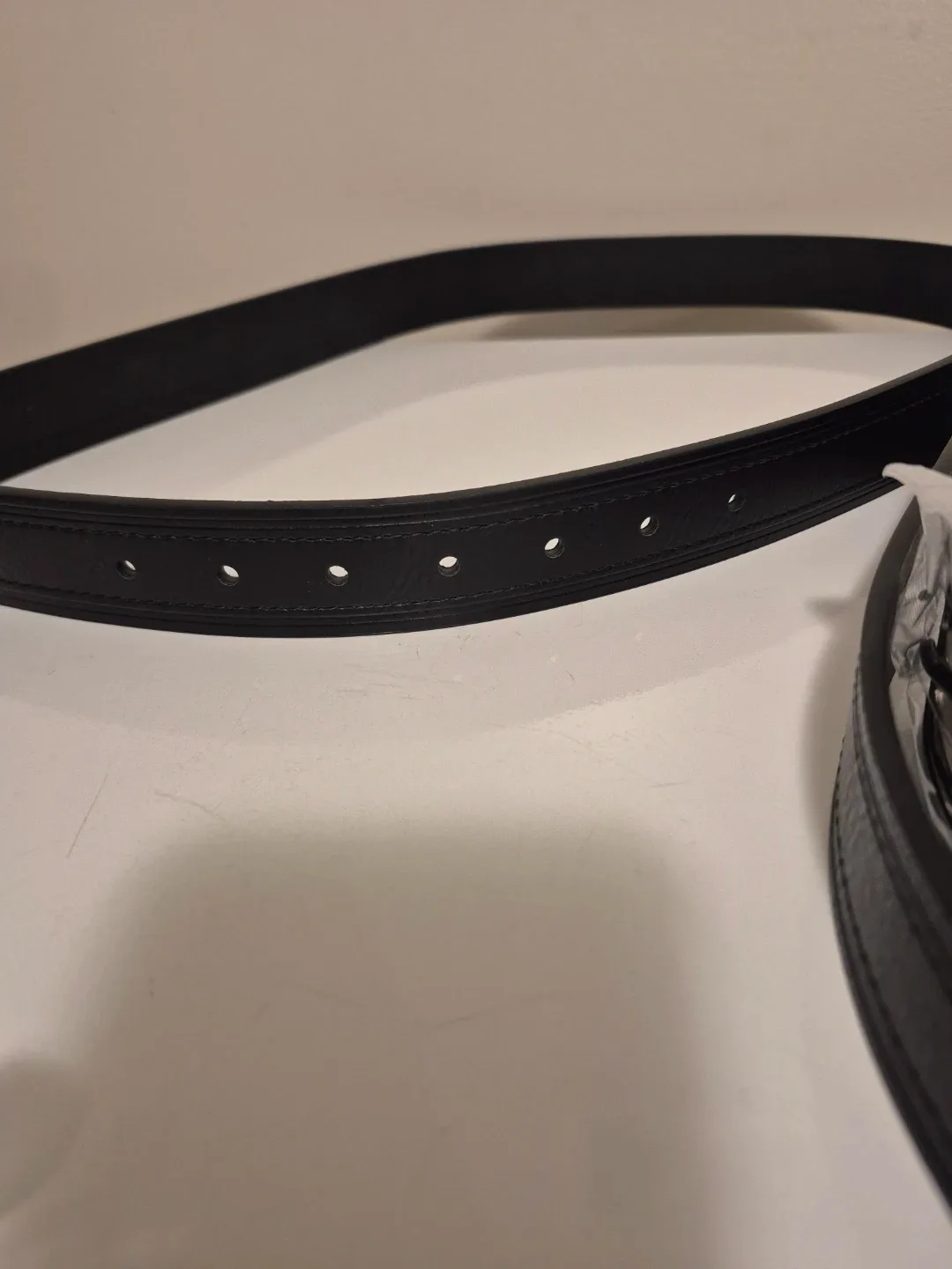 Two New Adjustable Black Belts Sized 40-44 image indicator(5)