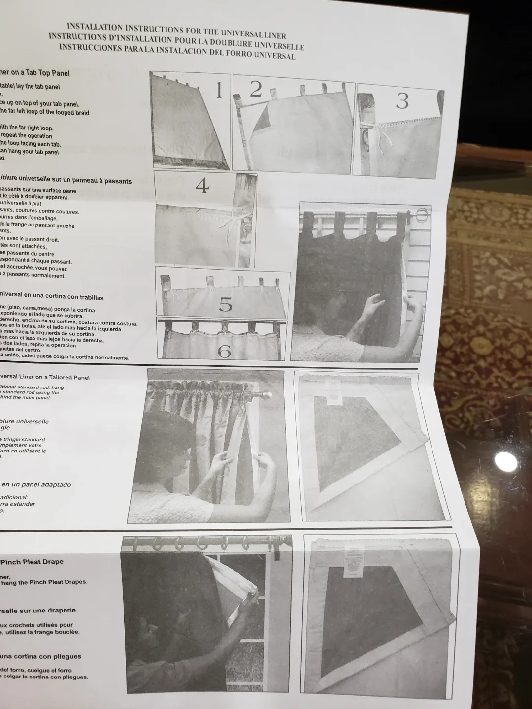 New Ideal Drapery Liner 50" x 77" image indicator(2)