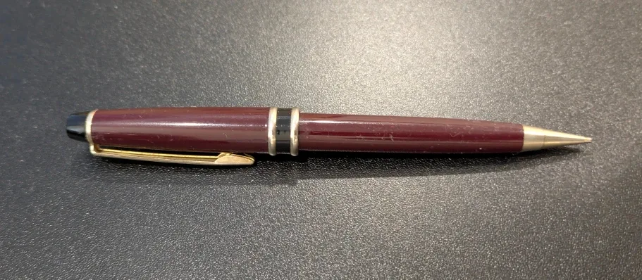 Burgundy & Gold Mechanical Pencil