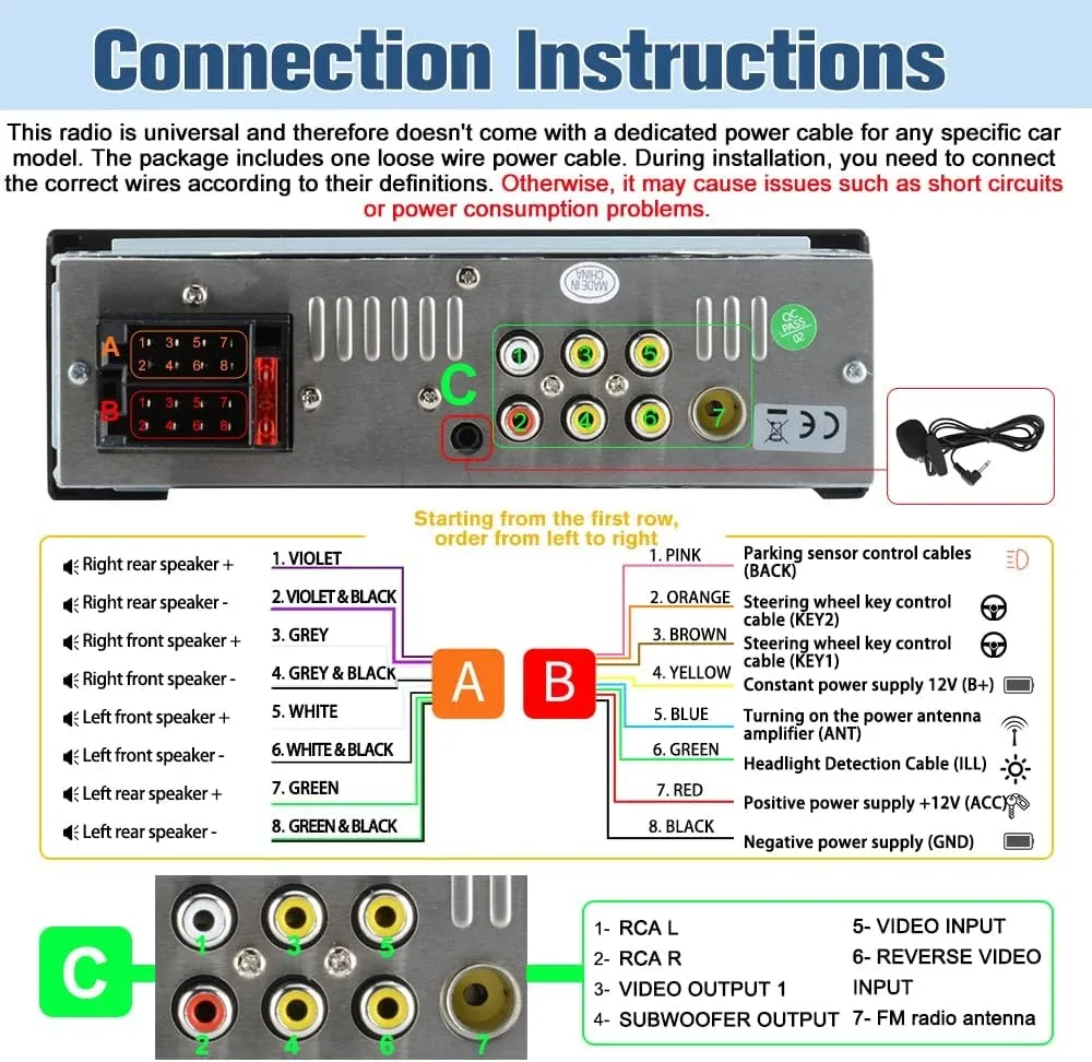 Single Din Car Stereo with IPS Touchscreen BNIB image indicator(5)