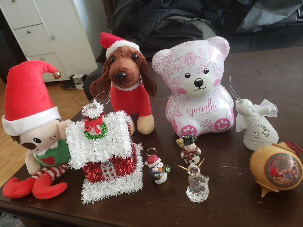 Christmas Ornaments and Plush Toys