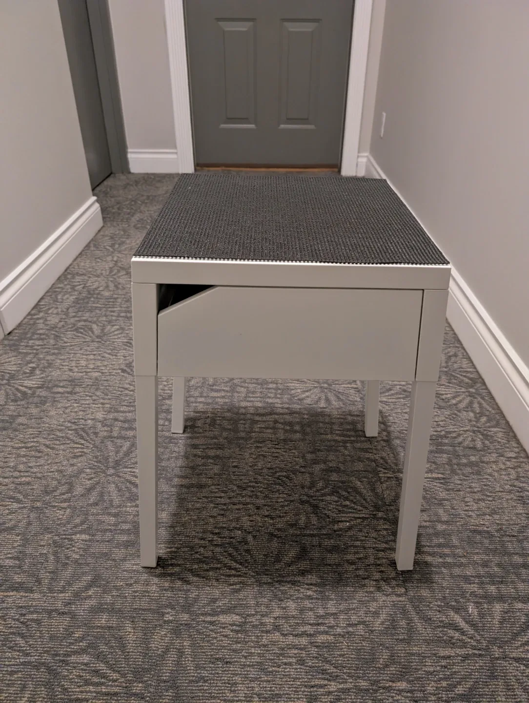 White Side Table with Drawer - 23"x15" image indicator(7)