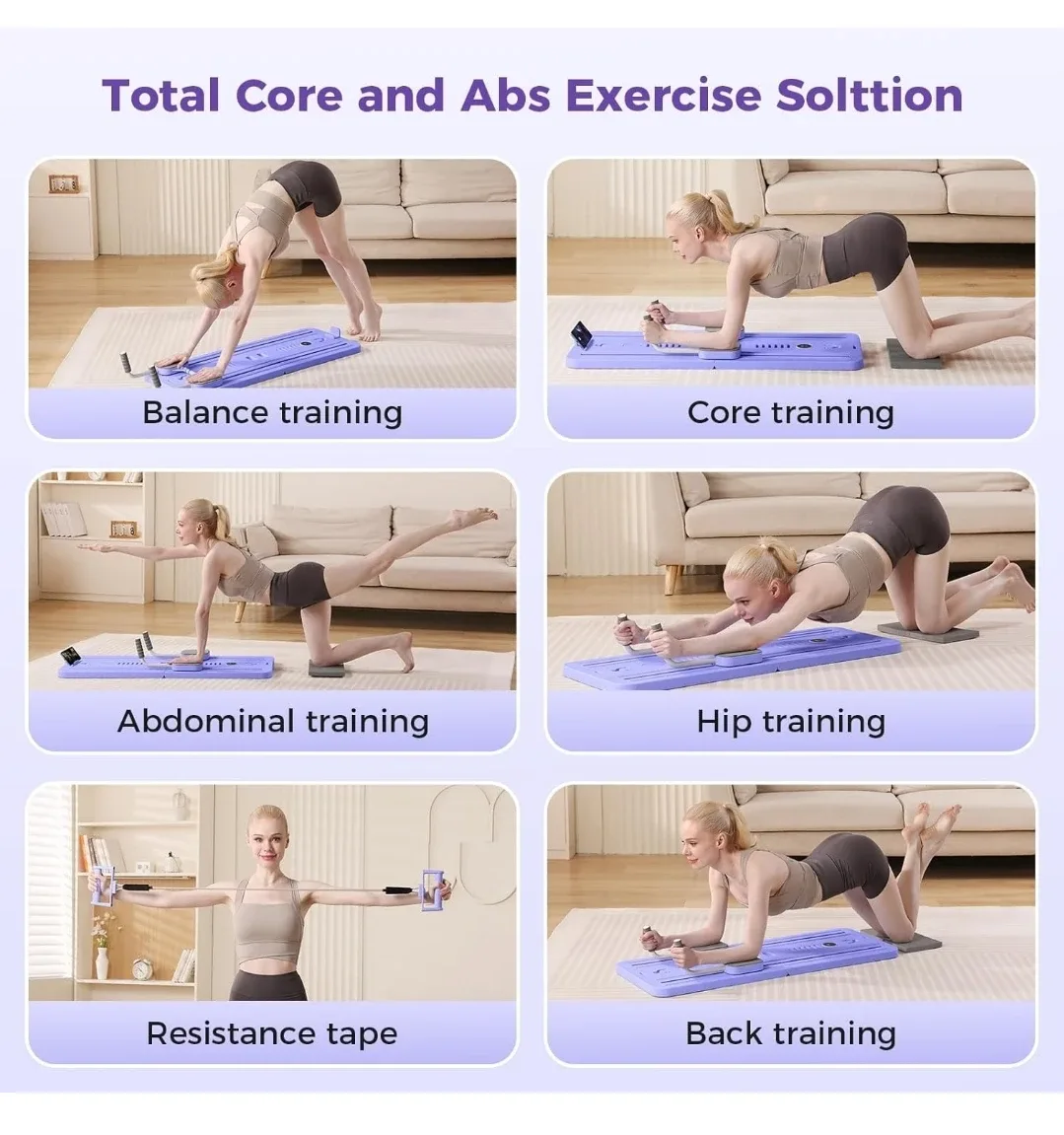 Pilates Board - Total Core and Abs Exercise image indicator(3)