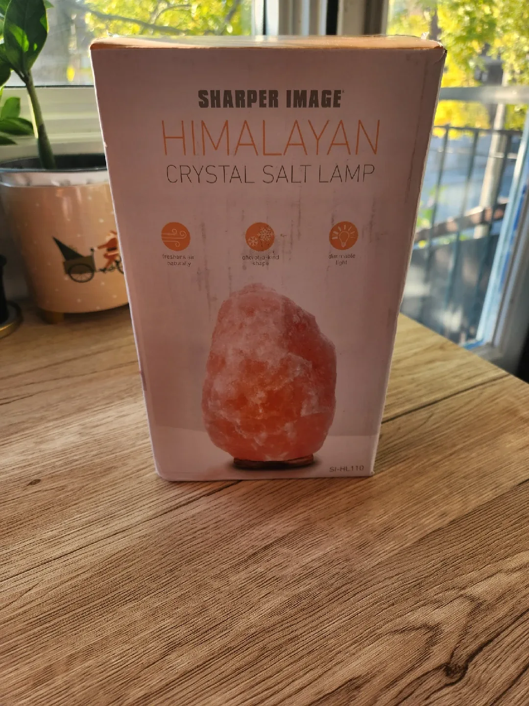 Sharper Image Himalayan Crystal Salt Lamp