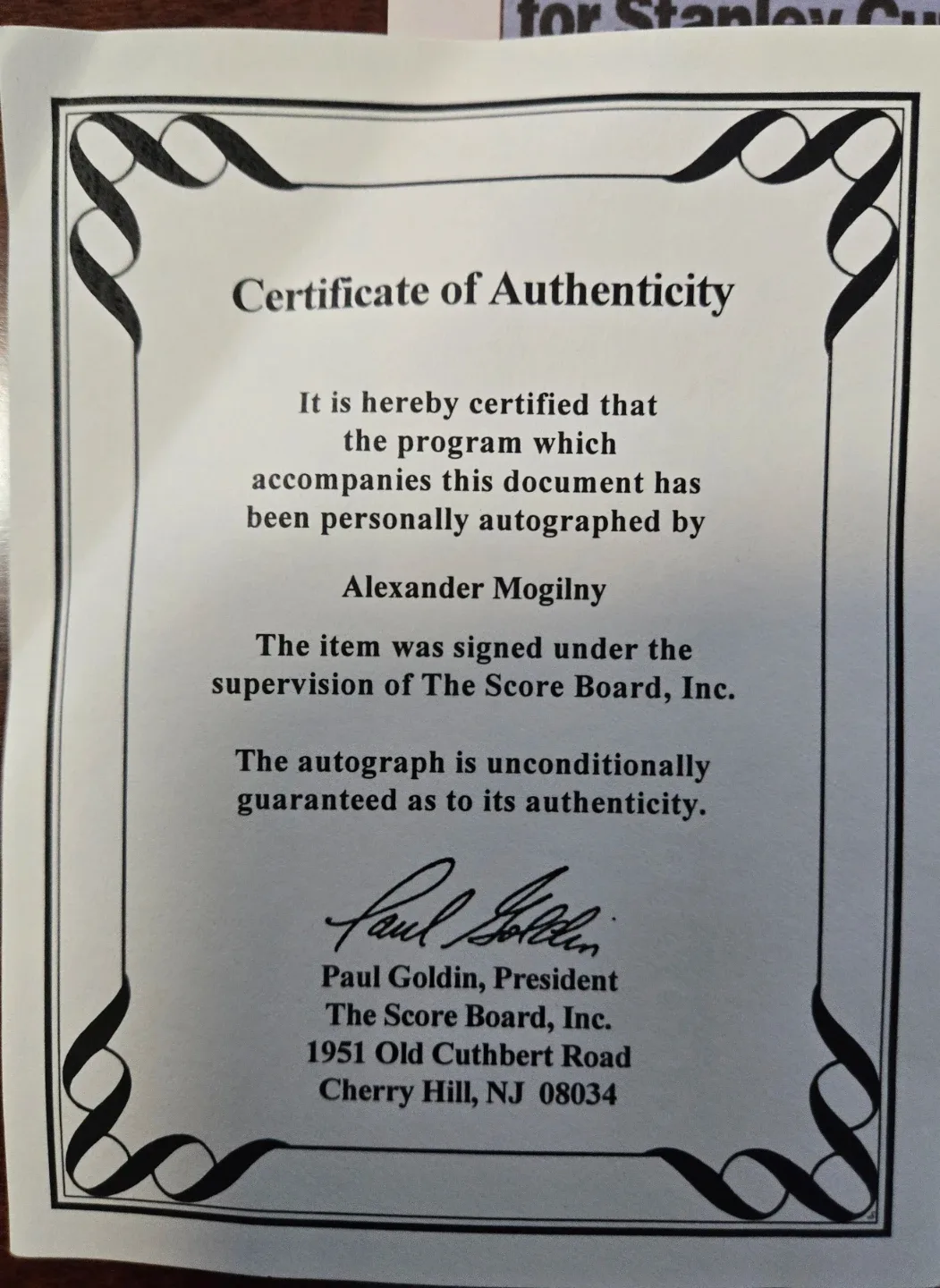 Autographed Alexander Mogilny Hockey News image indicator(4)