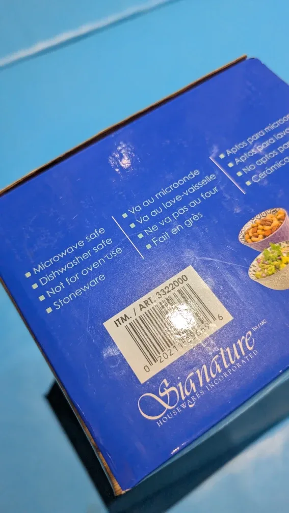 Signature Housewares Stoneware Bowls - 10 Piece Set image indicator(6)