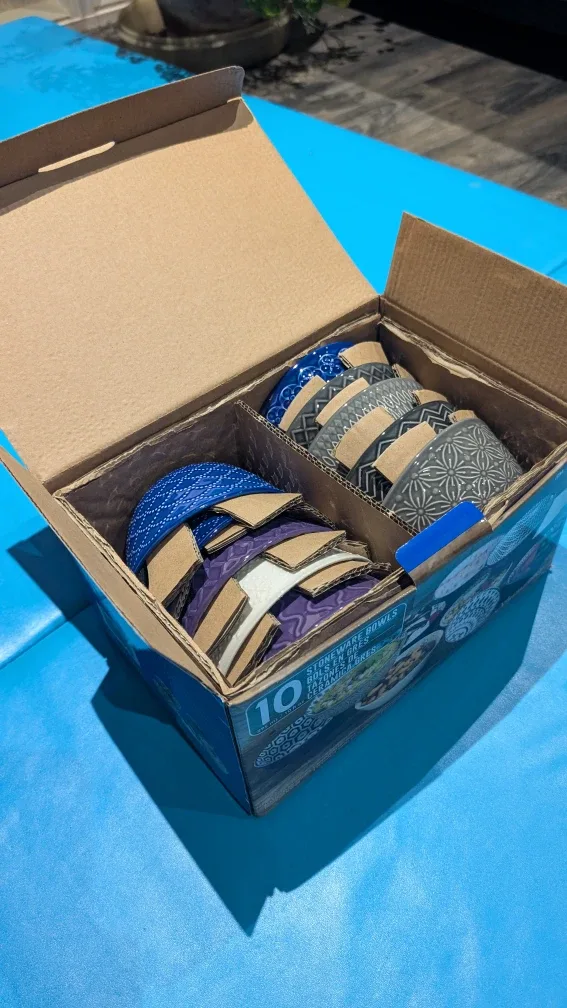 Signature Housewares Stoneware Bowls - 10 Piece Set image indicator(7)