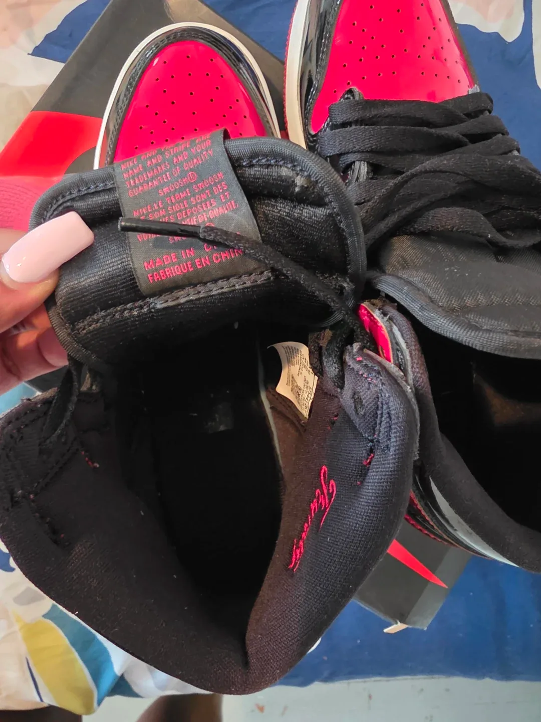 Nike Air Jordan 1 Retro High OG 'Varsity Red' Shoes image indicator(3)