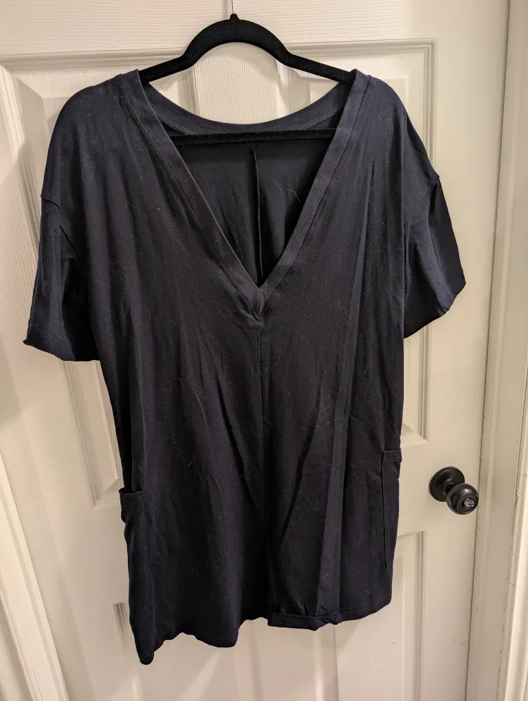 Black romper with Pockets