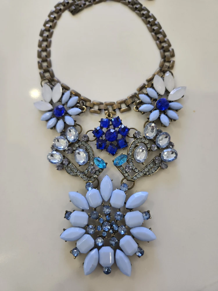 Blue Statement Necklace - photo 2