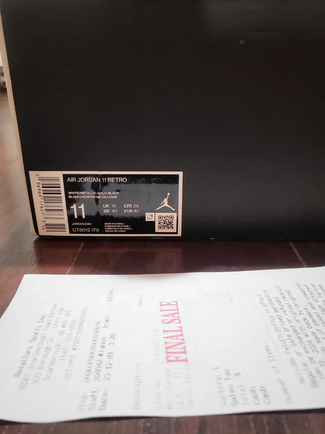 Air Jordan 11 Retro Concord Size 11 image indicator(5)