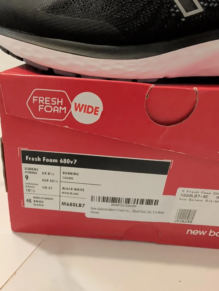 New Balance Fresh Foam 680v7 Black, US Men's 9 image indicator(3)