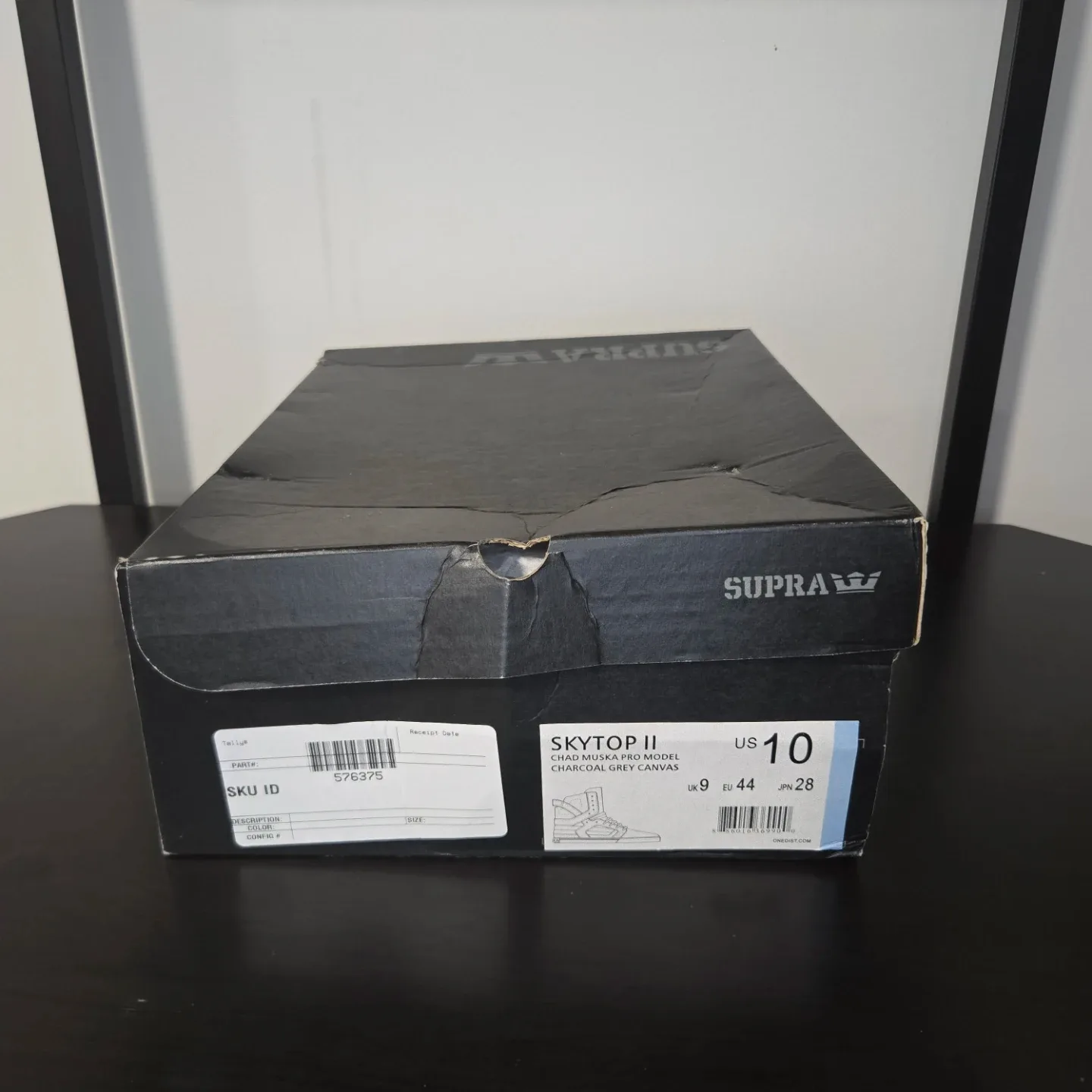 Supra Skytop II – Chad Muska 002 (Charcoal/Canvas) – Rare Find! image indicator(10)