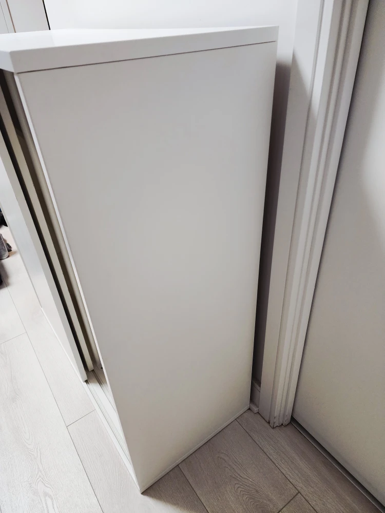 IKEA White  Shoes Cabinet with Sliding Door - photo 5