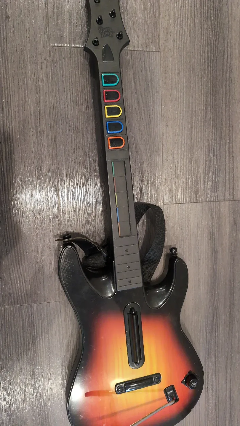 PS Guitar Hero Guitar Controller image indicator(4)