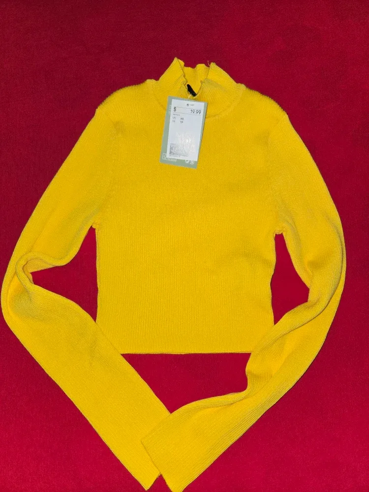 H&M Yellow Turtleneck