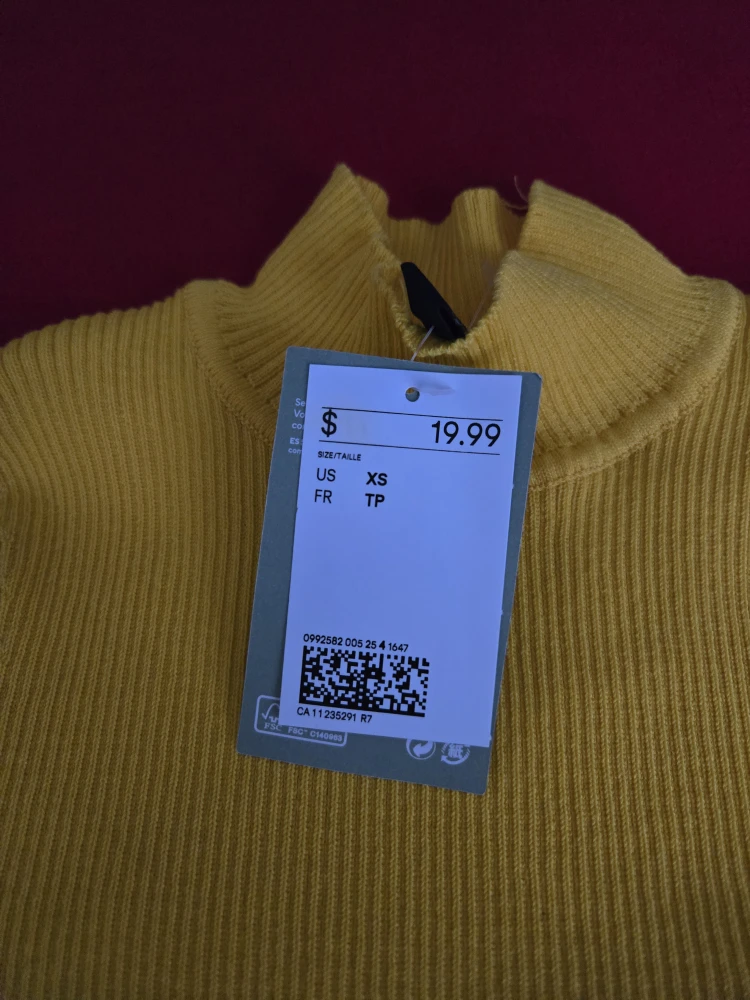 H&M Yellow Turtleneck - photo 2