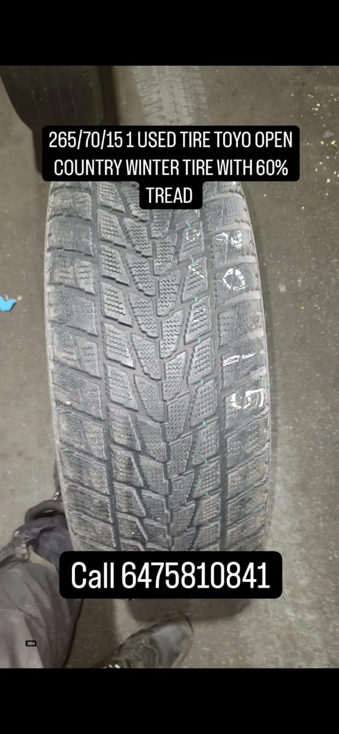 Toyo Open Country Winter Tire 265/70/15 thumbnail