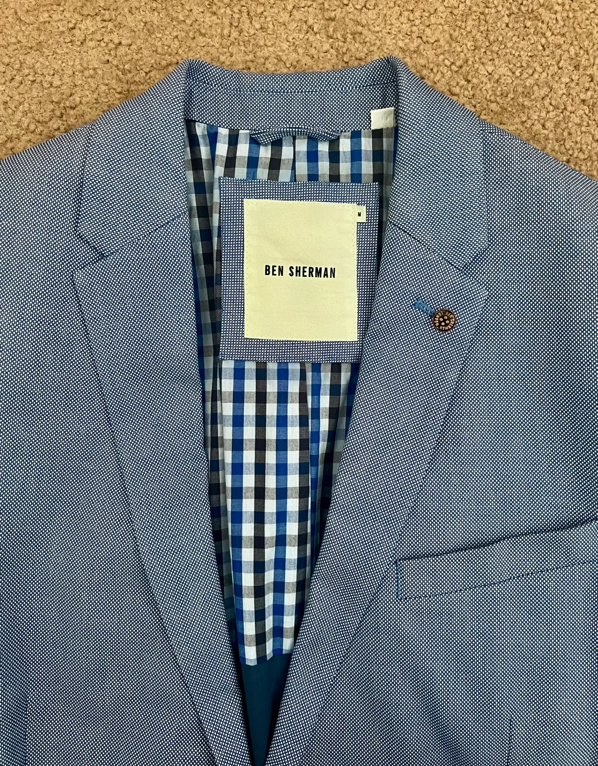 Ben Sherman Cotton Birdseye Blazer image indicator(5)