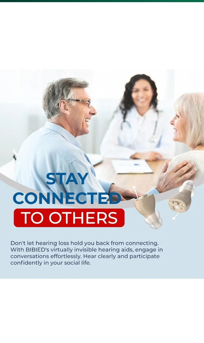 New BIBIED Rechargeable Hearing Aids, Invisible Hearing image indicator(3)