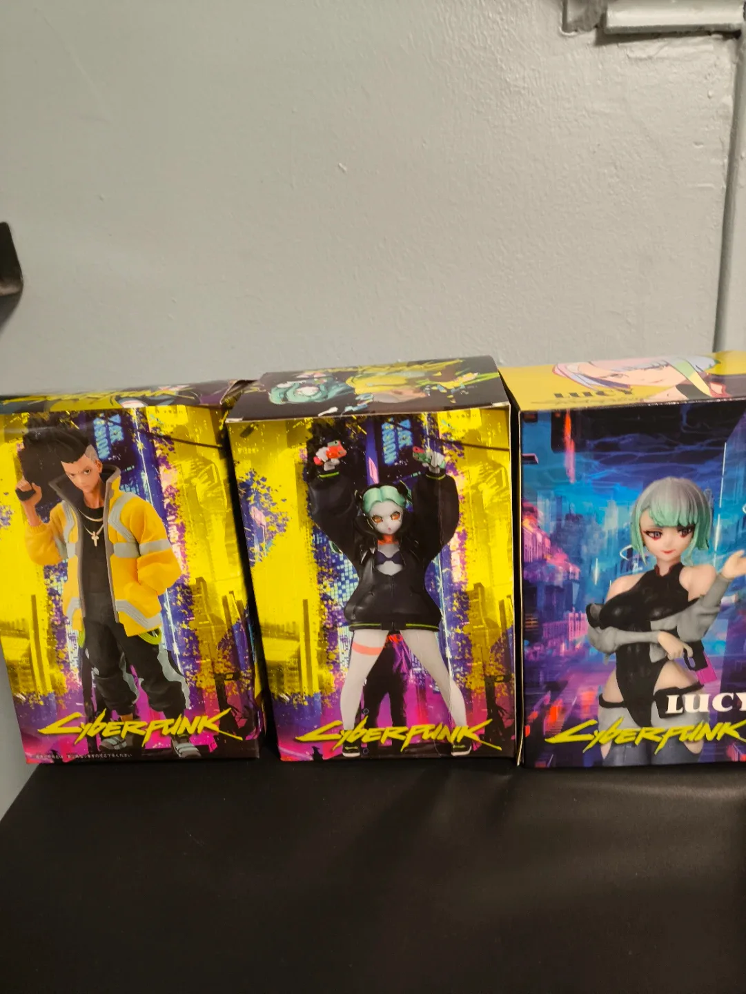Cyberpunk Edgerunners David, Lucy, Rebecca Figures