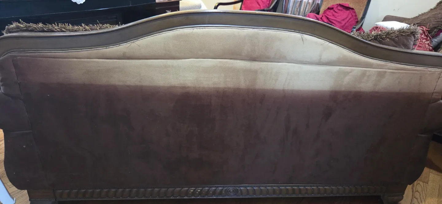 Used Brown Sofa and Loveseat Set image indicator(7)