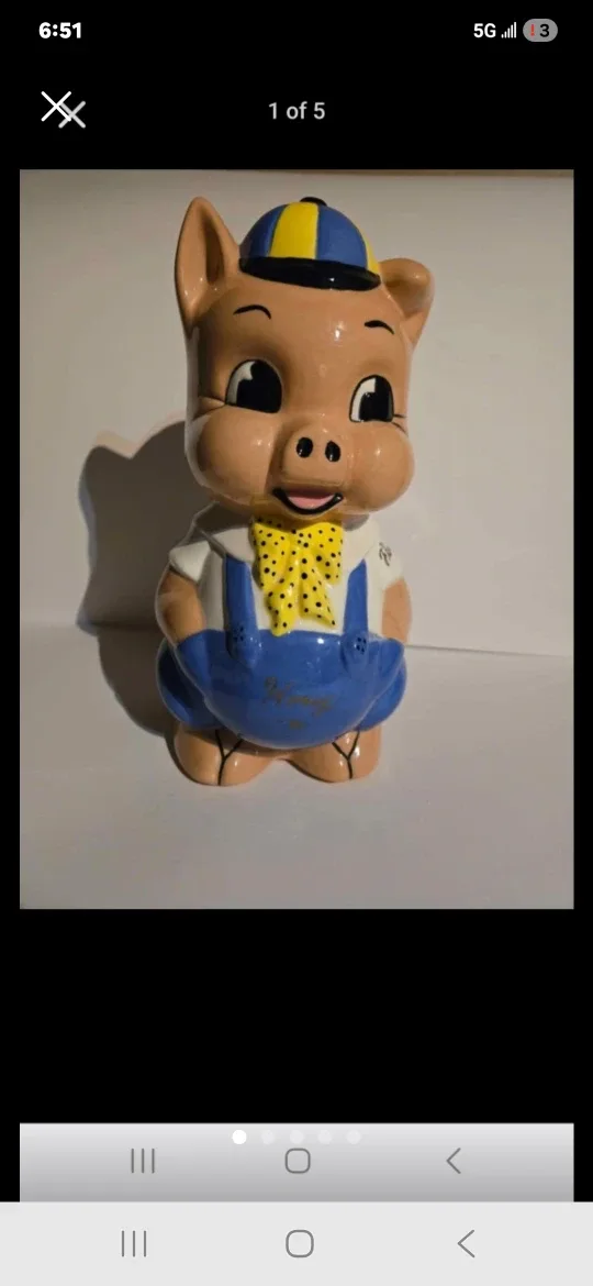 Vintage Florida Souvenir Piggy Bank