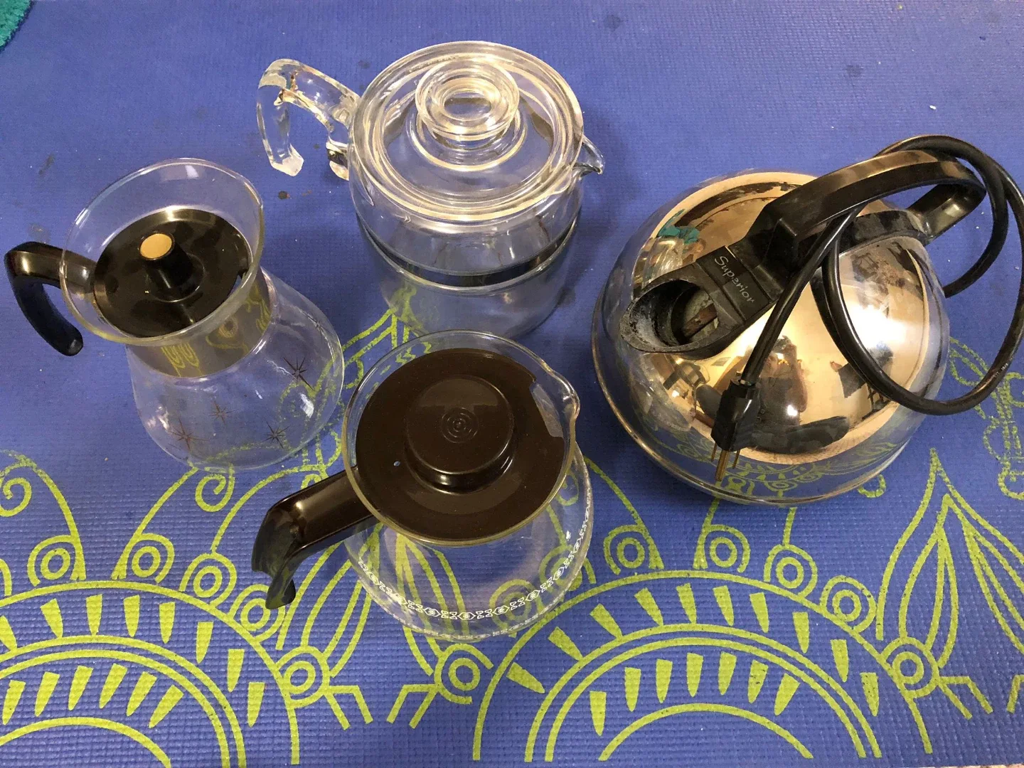 Vintage Superior Electric Kettle & Glass Carafe thumbnail